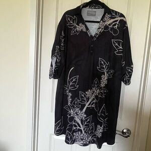 Born Hawaii Black and White Hawaiian Dress